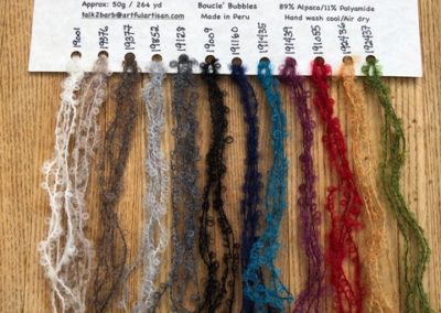 Handmade Alpaca Yarn Colors